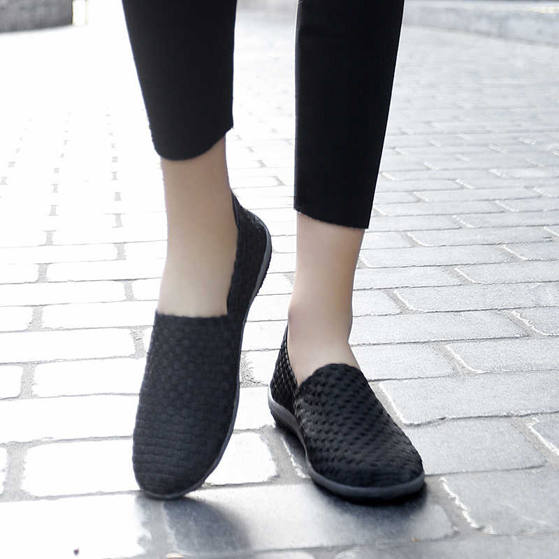 Women'S Shoes To Buy - 천연 가죽 레이스 워킹 슈즈 여성