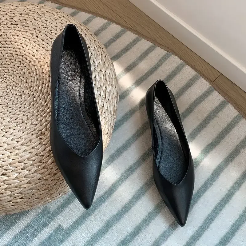 Women Shoes Quick Delivery - 여성용 사무실 플랫 슈즈 낮은 굽