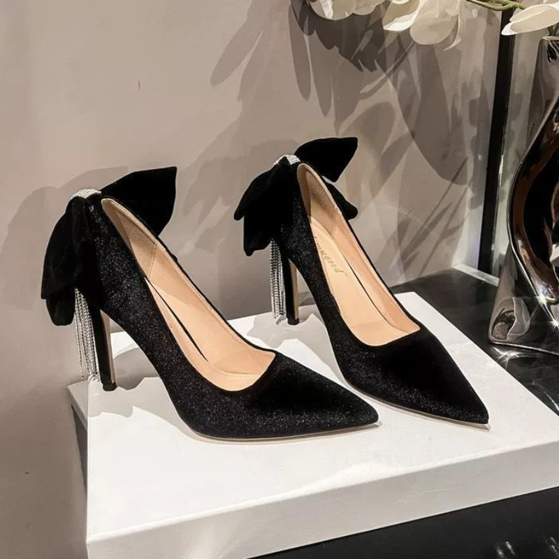 Women Shoes Quick Delivery - 검은 색 활 Stilito 여성 펌프