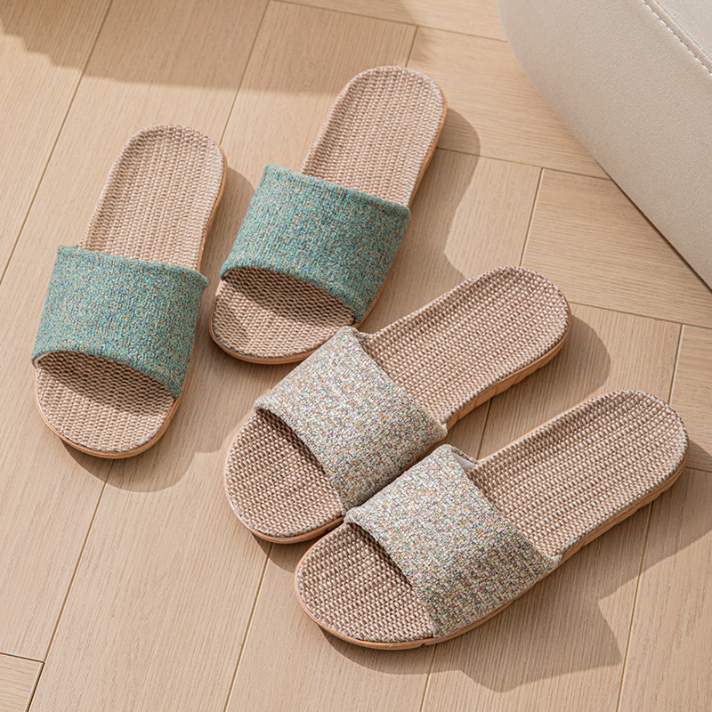 Women'S Shoes For Flat Feet - 헴프 캐주얼 여성 슬리퍼 홈 플랫