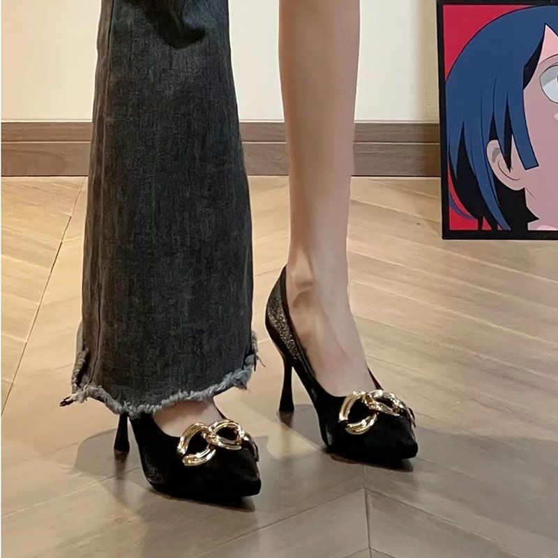 Women Shoes Quick Delivery - 하이힐 여성 신발 봄과 가을 Stilito