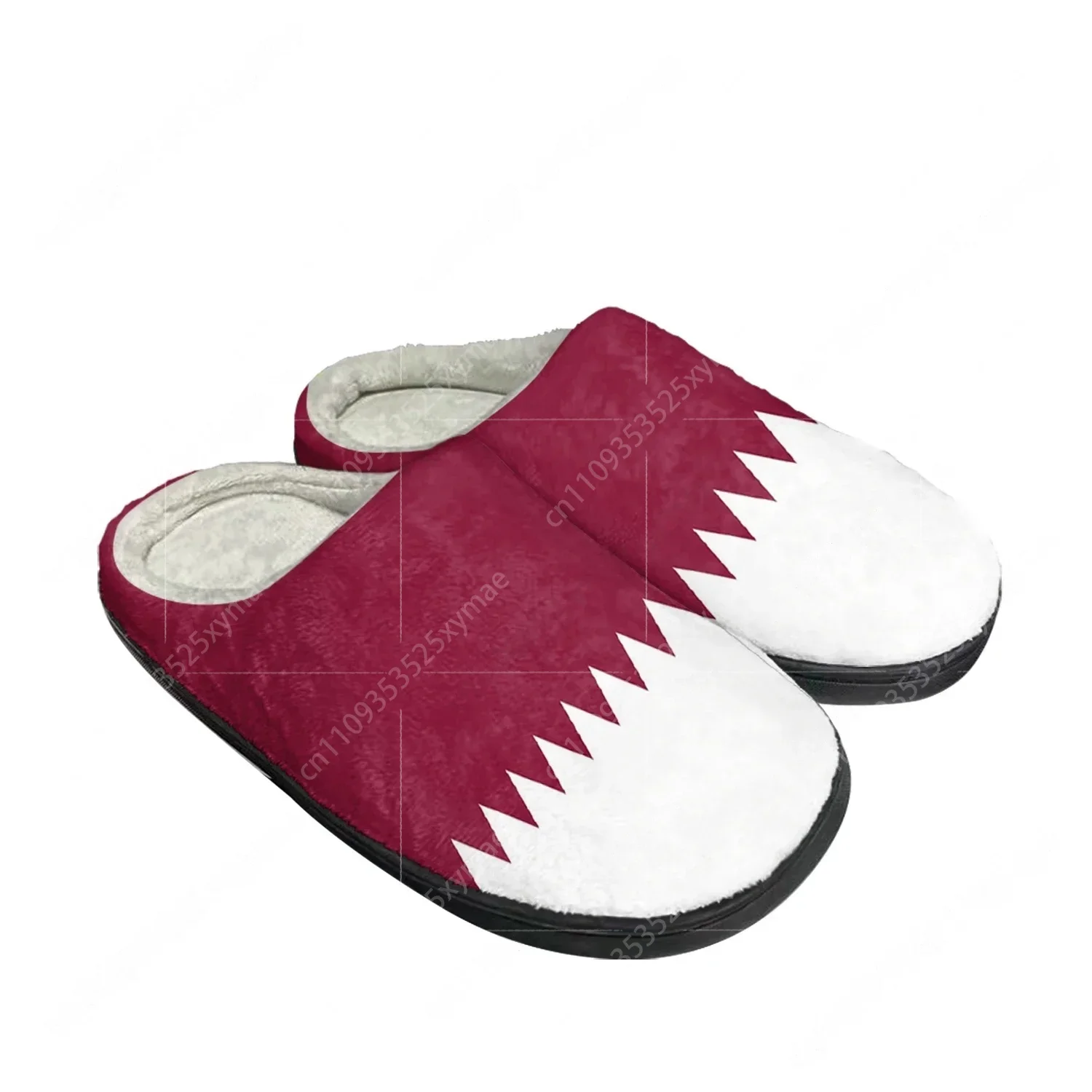 Women Shoes Qatar - 카타르 국기 홈 코튼 맞춤 슬리퍼