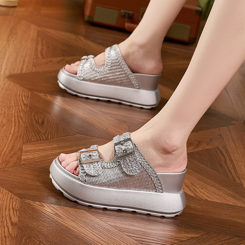 8CM 마이크로 화이버 가죽 고급 브랜드 2025 여름 - Women Shoes Japanese Brand 리뷰 및 가격