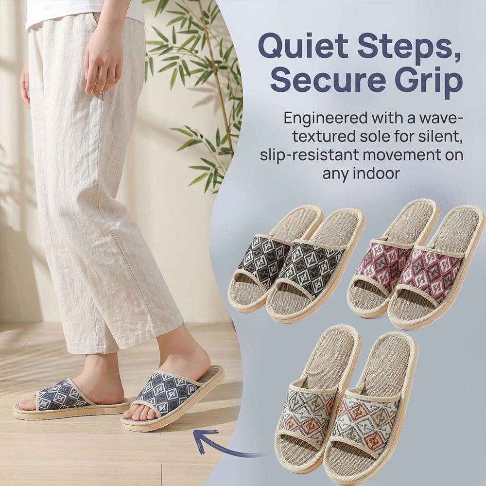 포시즌스 린넨 슬리퍼 커플용 통기성 실내 바닥 슬리퍼  - Women'S Shoes For Flat Feet 리뷰 및 가격