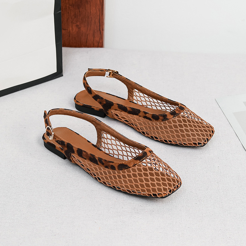 메쉬 스퀘어 토 슬리퍼 백 토 샌들 아웃웨어 여름 여성 - Women Shoes Japan 리뷰 및 가격