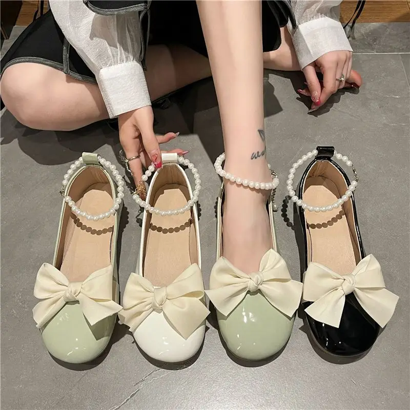 여성용 플랫 슈즈 싱글 일본식 로리타 귀여운 베이지 모 - Women Shoes Quick Delivery 리뷰 및 가격