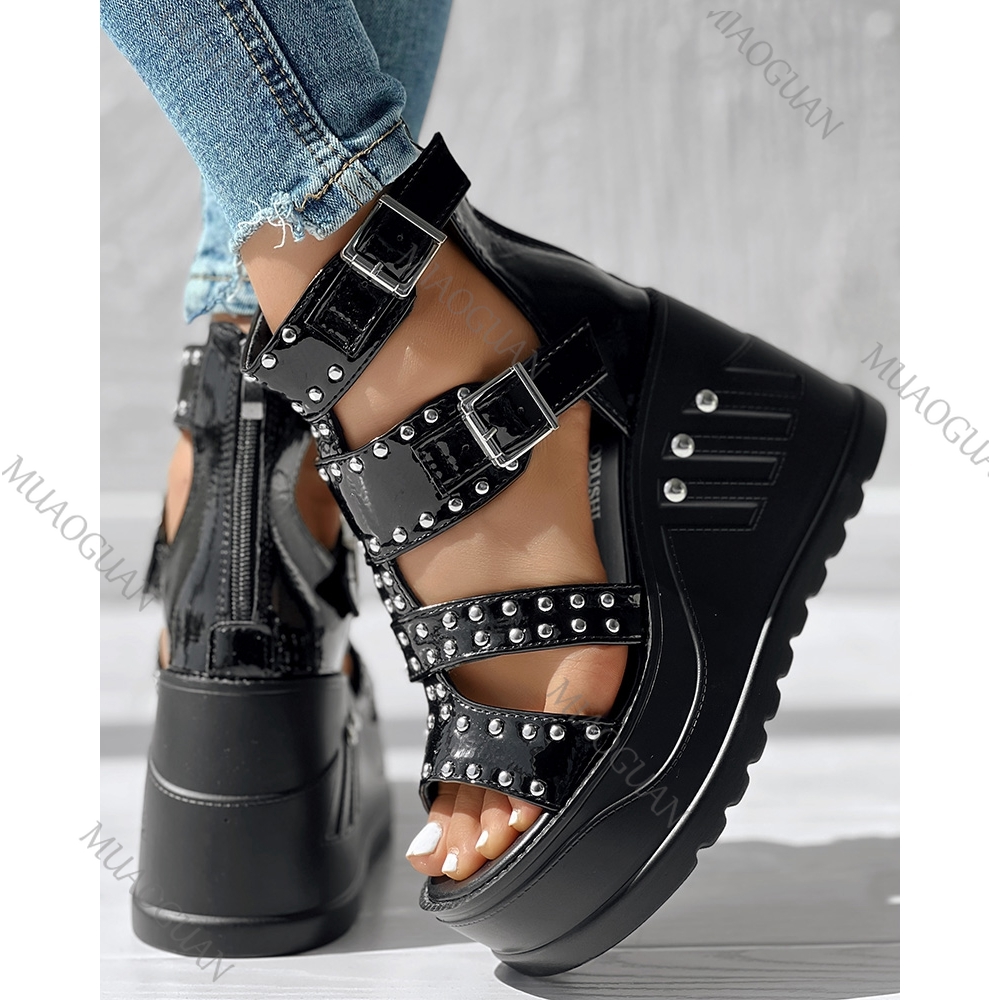 패션 여성 피프토 블랙 샌들 여성 여름 캐주얼 섹시 리 - Ankle Strap Heels 리뷰 및 가격