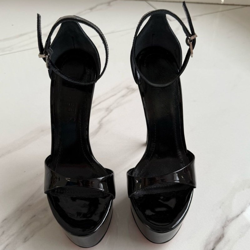여성 여름 하이힐 샌들, 라운드 토, 피프 토, 얇은  - Ankle Strap Heels 리뷰 및 가격