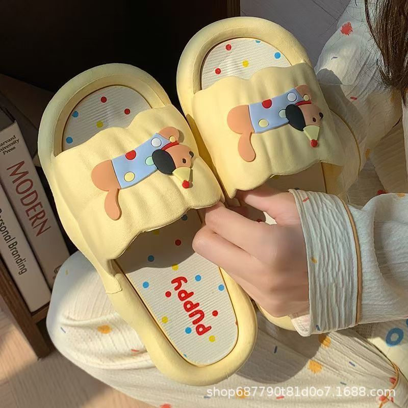 여성용 만화 핫도그 슬리퍼, 부드럽고 미끄럼 방지 기능 - Women'S Shoes For Flat Feet 리뷰 및 가격