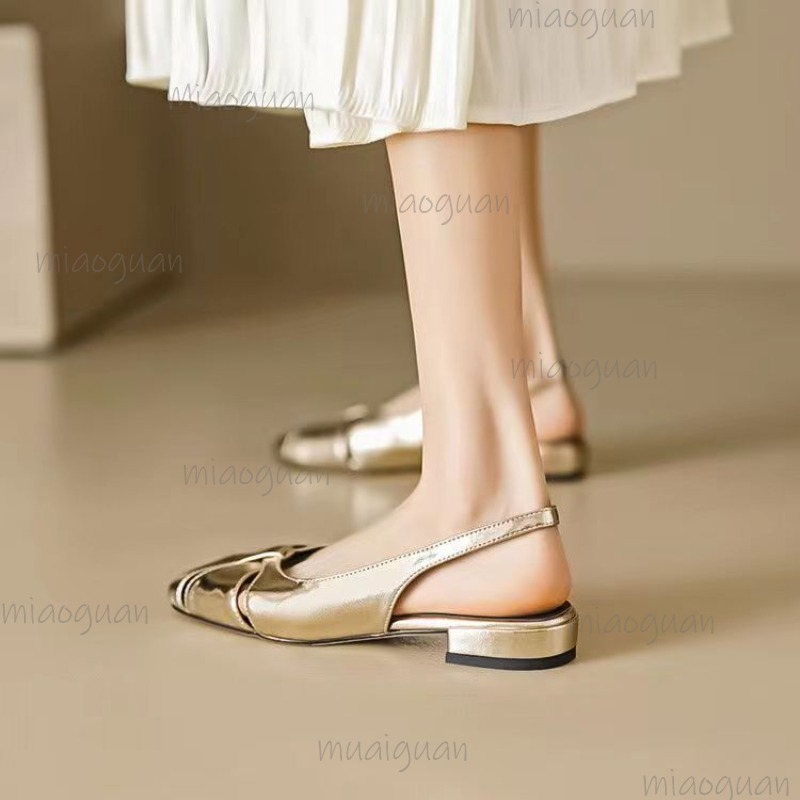 커버 토 로우 힐 펌프스 여성 샌들 골드 실버 슬립온  - Women Shoes Sandals 리뷰 및 가격