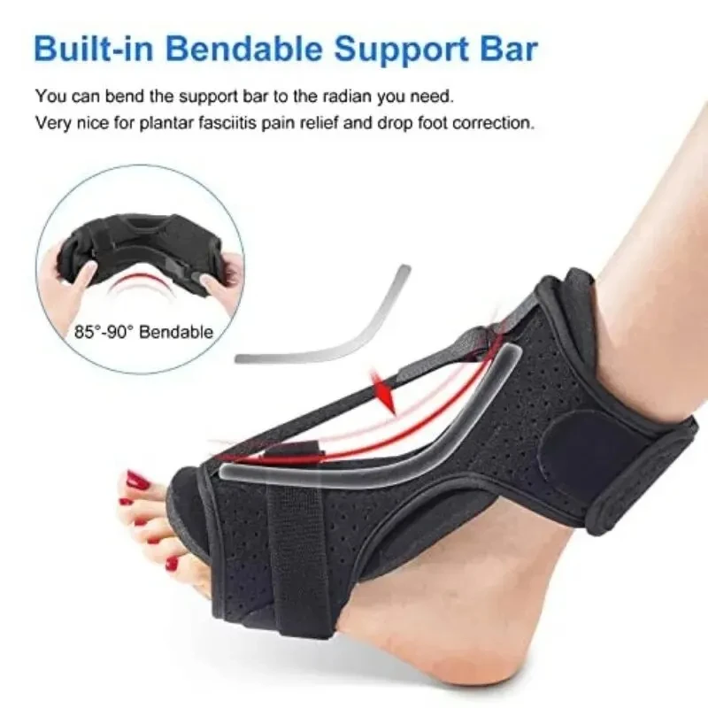 1PC 발바닥 근막염 야간 부목 조정 가능한 발목 받침 - Women'S Shoes With Plantar Fasciitis 리뷰 및 가격