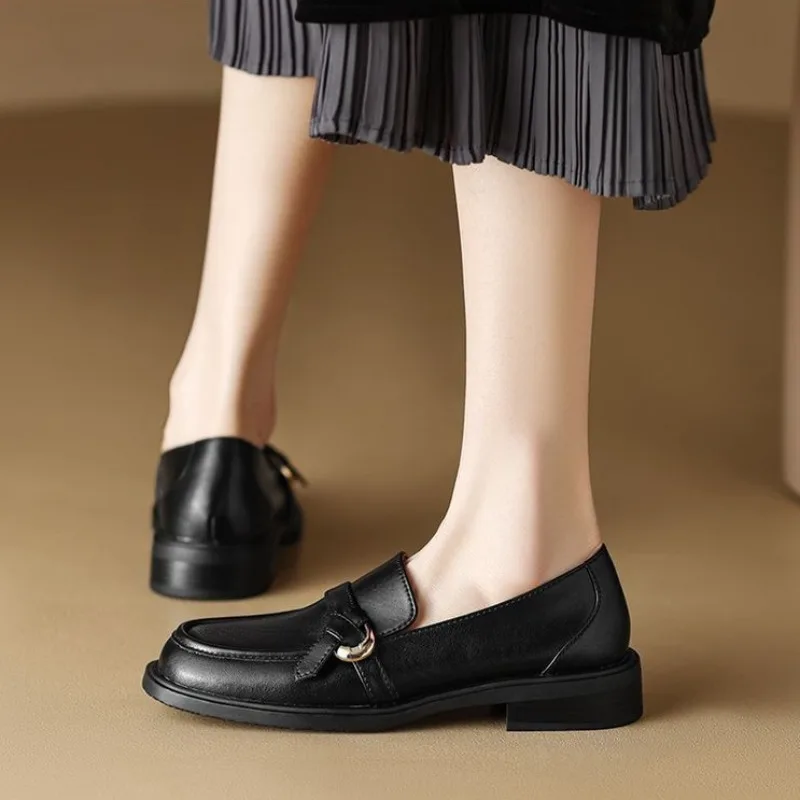 여성용 미디엄 힐 펌프스, 스퀘어 토 슈즈, 캐주얼 젊 - Women Shoes Quick Delivery 리뷰 및 가격