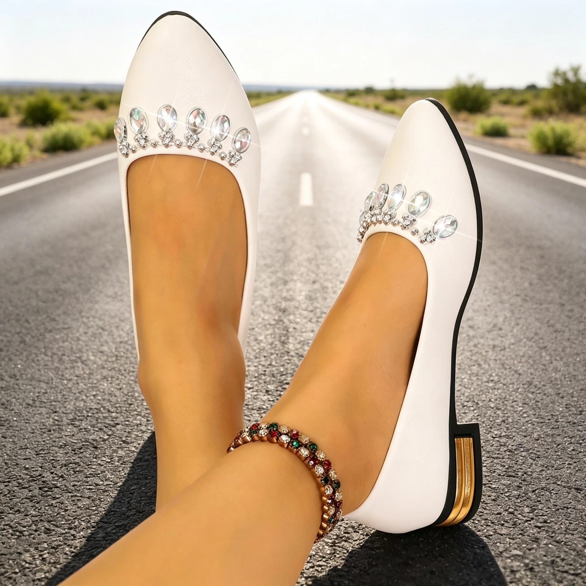 여성 플랫 포인티드 토 발레 슈즈 플러스 사이즈 플랫  - Women'S Shoes For Flat Feet 리뷰 및 가격