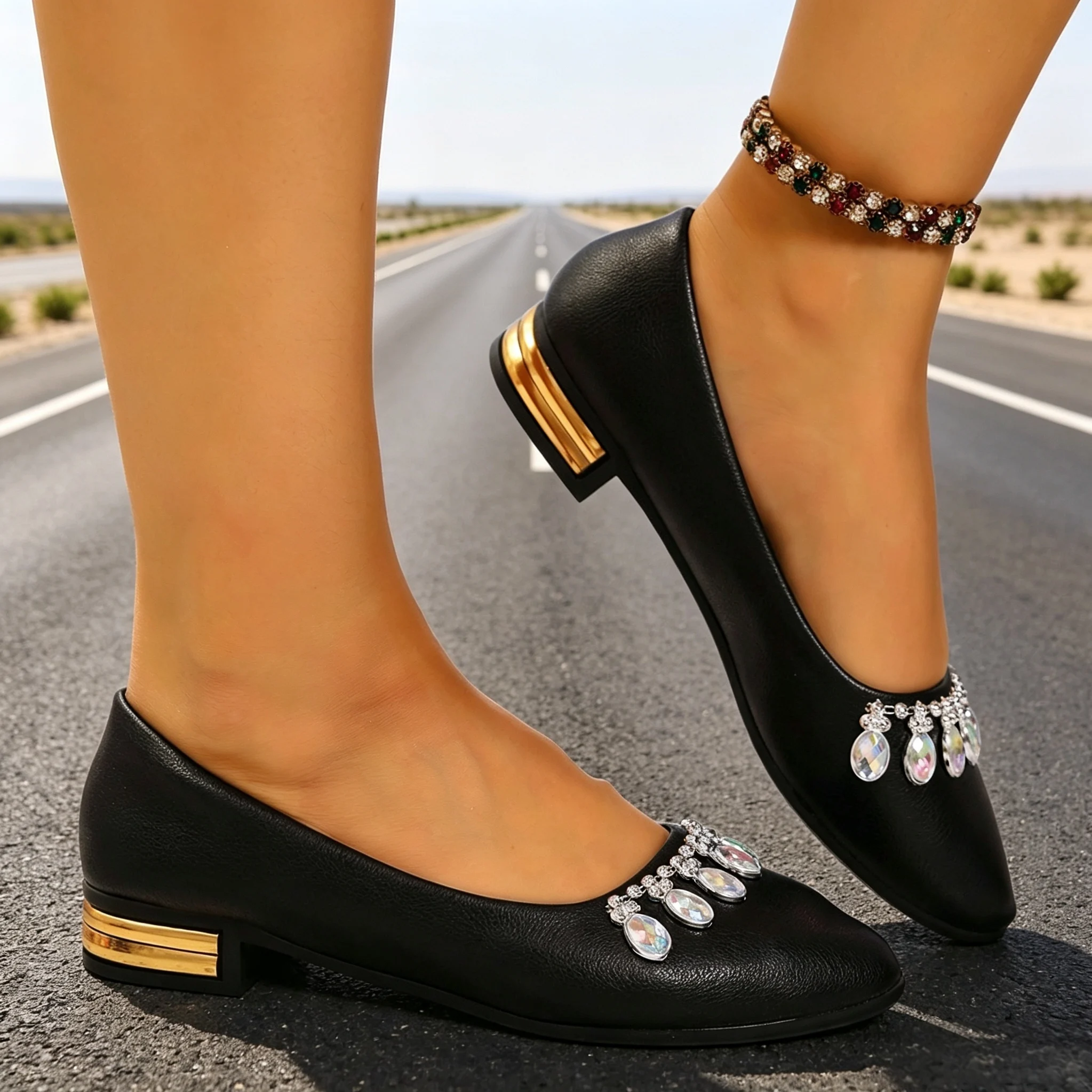 여성 플랫 포인티드 토 발레 슈즈 플러스 사이즈 플랫  - Women'S Shoes For Flat Feet 리뷰 및 가격