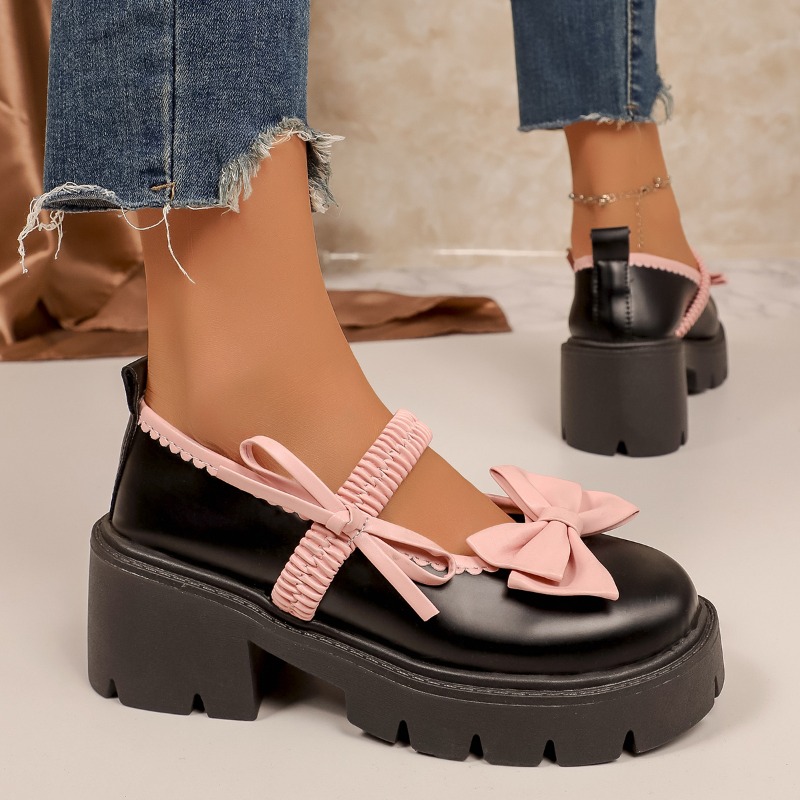 여성 가을 ​​브랜드 일본식 보우 메리 제인 신발 여성 - Women Shoes Japanese Brand 리뷰 및 가격