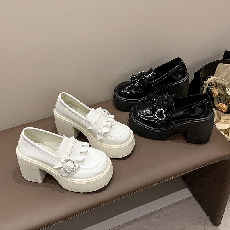 여성 펌프 라인 석 라운드 발가락 스퀘어 발 뒤꿈치 로 - Women Shoes Quick Delivery 리뷰 및 가격