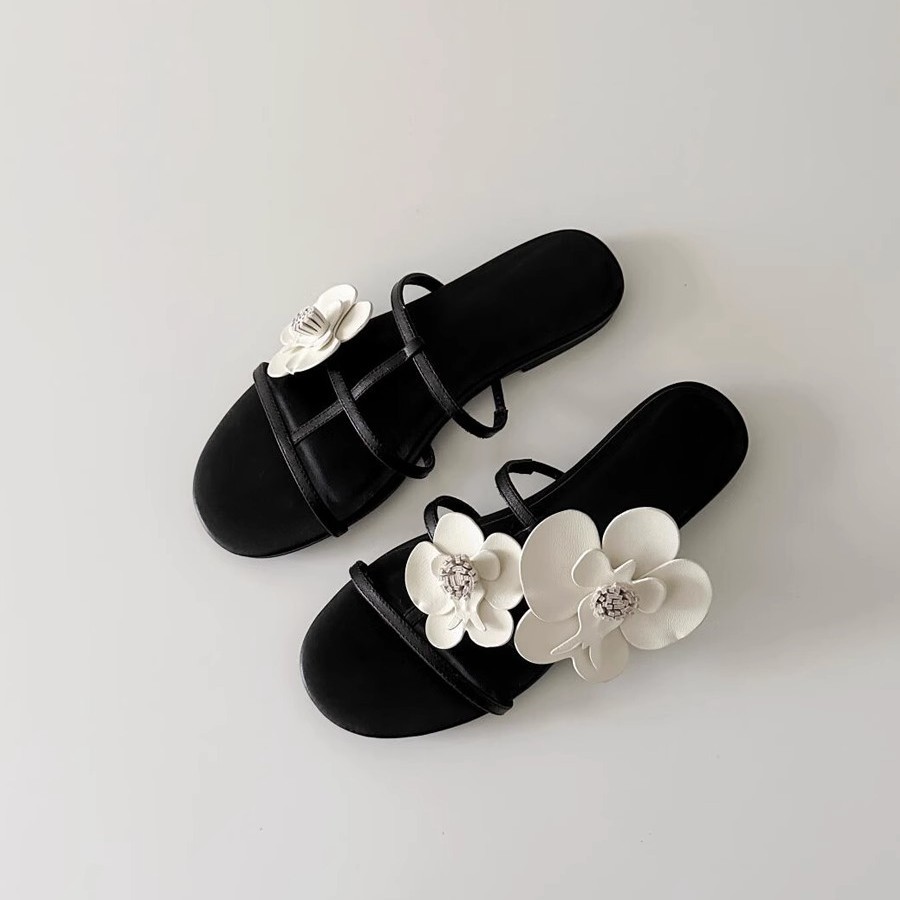 여름 여성용 새 신발 슬리퍼 스트릿 패션 플라워 캐주얼 - Women Shoes Japan 리뷰 및 가격