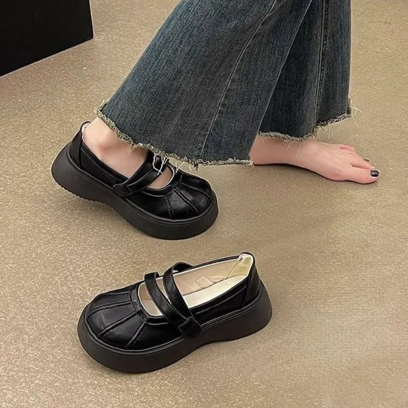 여성 펌프스 로퍼 메리 제인 라운드 토 플랫폼 귀여운  - Women Shoes Japanese Brand 리뷰 및 가격