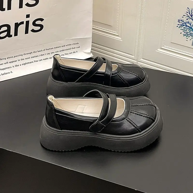 여성 펌프스 로퍼 메리 제인 라운드 토 플랫폼 귀여운  - Women Shoes Japanese Brand 리뷰 및 가격