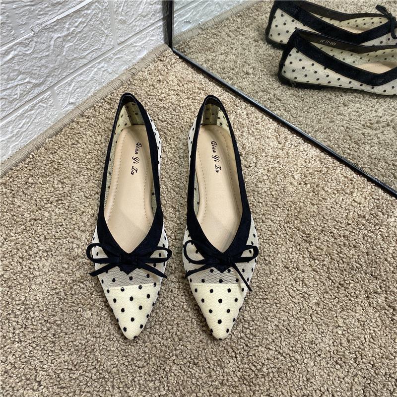 리본 장식 여성 여름 신발 낮은 굽 우아한 뾰족코 흰색 - Women Shoes Quick Delivery 리뷰 및 가격