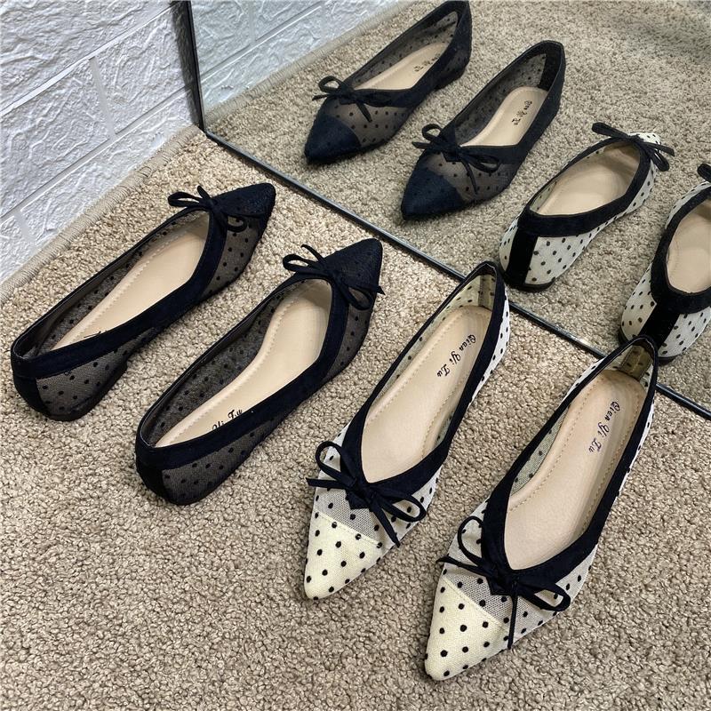 리본 장식 여성 여름 신발 낮은 굽 우아한 뾰족코 흰색 - Women Shoes Quick Delivery 리뷰 및 가격
