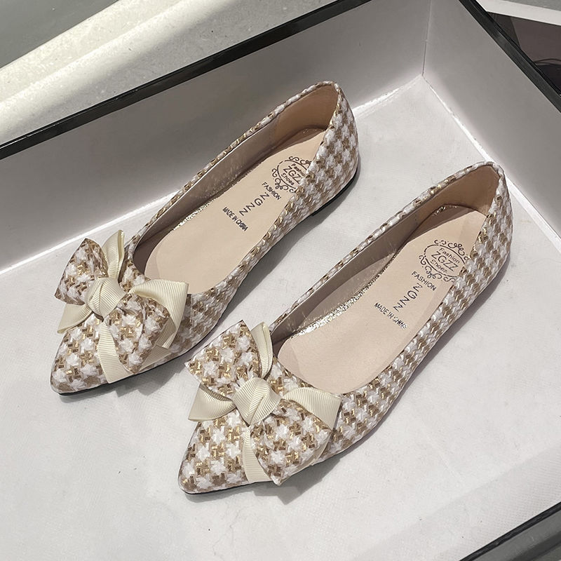 포인티드 토 리본 장식 카와이 여성용 신발 2025 플 - Women Shoes Quick Delivery 리뷰 및 가격