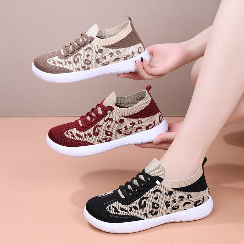 여성용 레이스업 레오파드 니트 미드탑 스니커즈 경량 쿠 - Women'S Shoes Hey Dude 리뷰 및 가격
