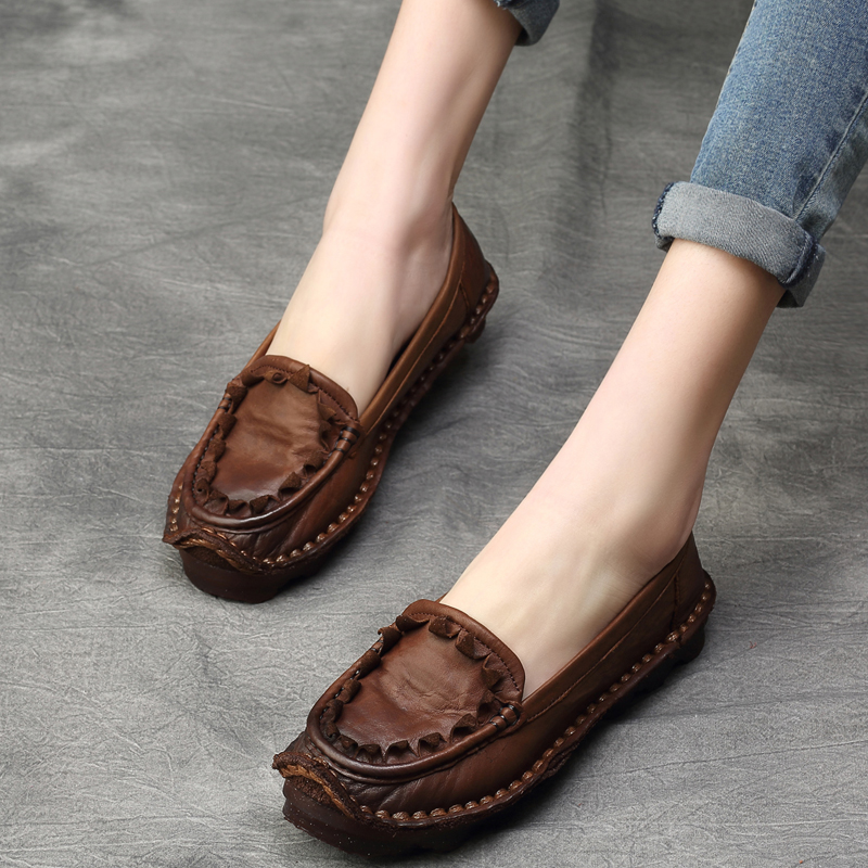 2026년 봄 신상 에스닉 스타일 레트로 소가죽 소프트 - Ankle Strap Heels 리뷰 및 가격