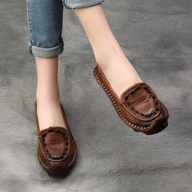 2026년 봄 신상 에스닉 스타일 레트로 소가죽 소프트 - Ankle Strap Heels 리뷰 및 가격