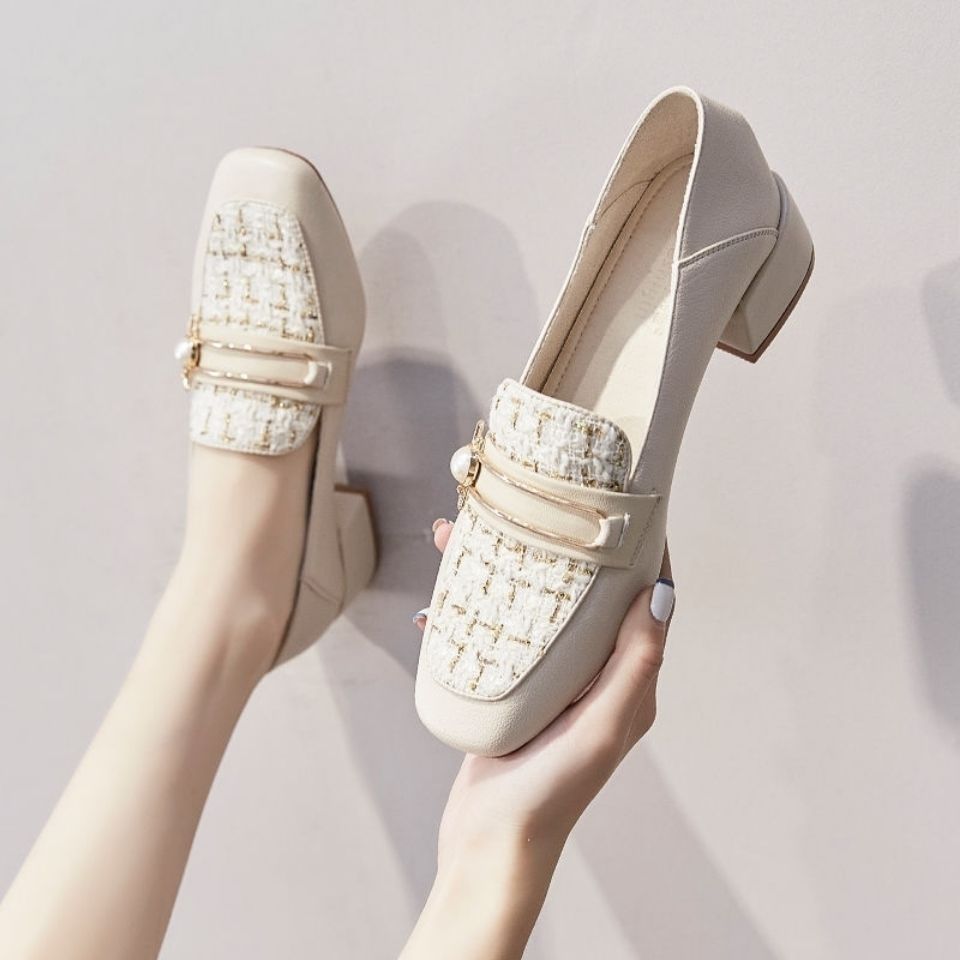 여성을위한 봄과 가을 로퍼 신발 중간 발 뒤꿈치가있는  - Women Shoes Quick Delivery 리뷰 및 가격