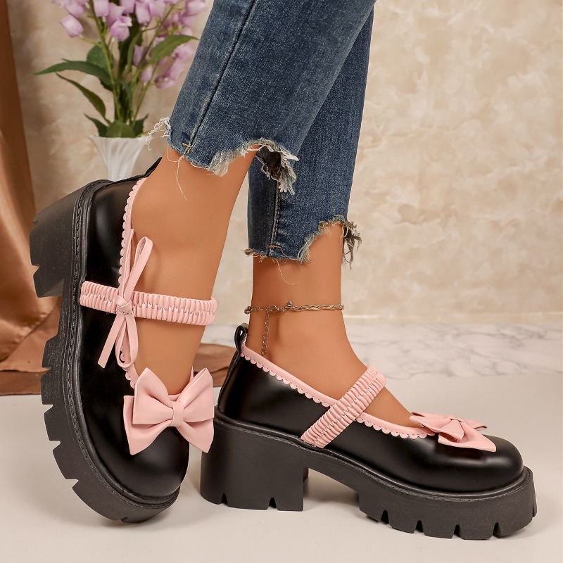 여성 가을 ​​브랜드 일본식 보우 메리 제인 신발 여성 - Women Shoes Japanese Brand 리뷰 및 가격