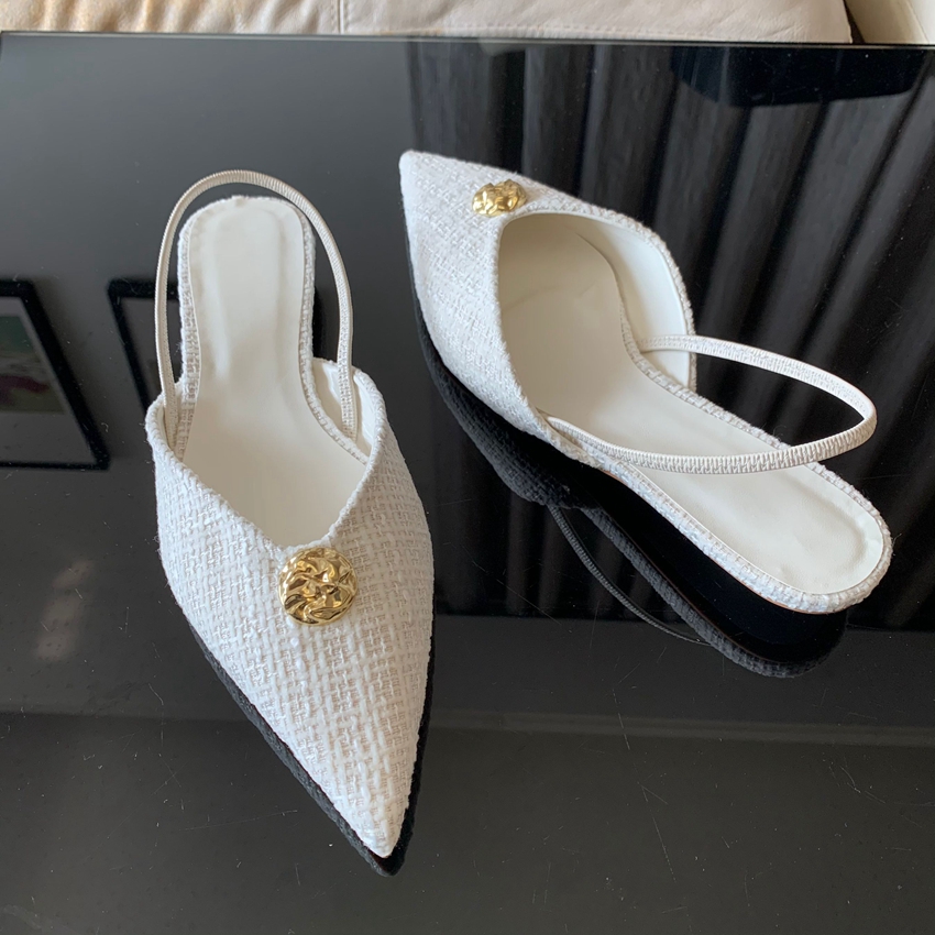 2025 신상 여성 샌들 패션 포인티드 토 얕은 슬립온 - Women Shoes Sandals 리뷰 및 가격