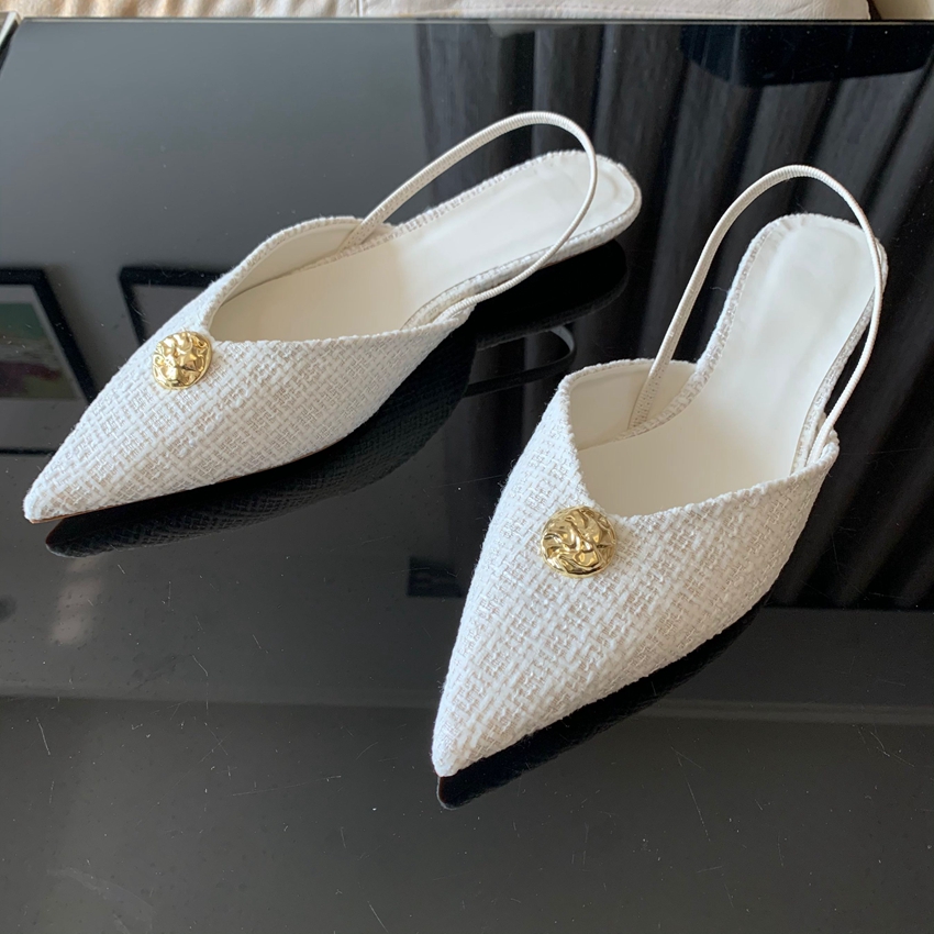 2025 신상 여성 샌들 패션 포인티드 토 얕은 슬립온 - Women Shoes Sandals 리뷰 및 가격
