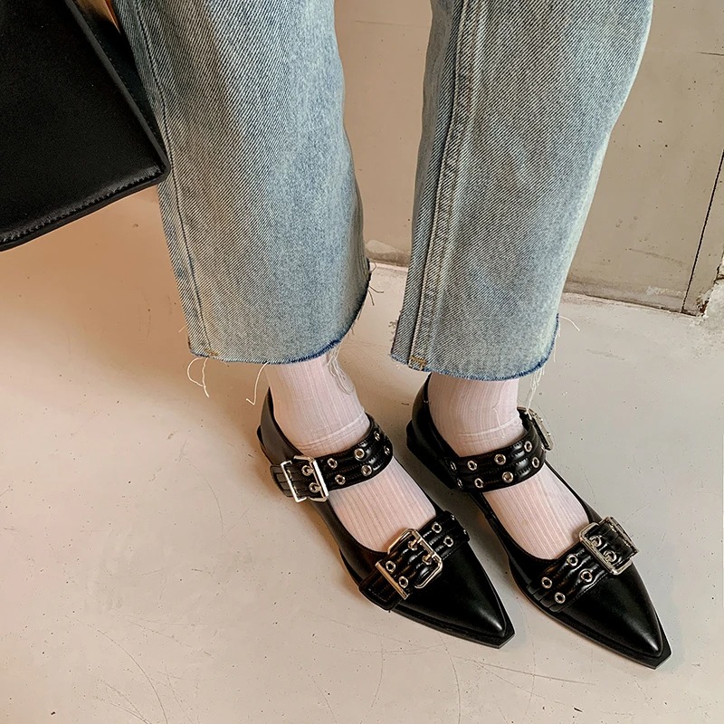 여성 신발 디자이너 럭셔리 로우 힐 펌프 버클 패션 숙 - Women Shoes Sandals 리뷰 및 가격