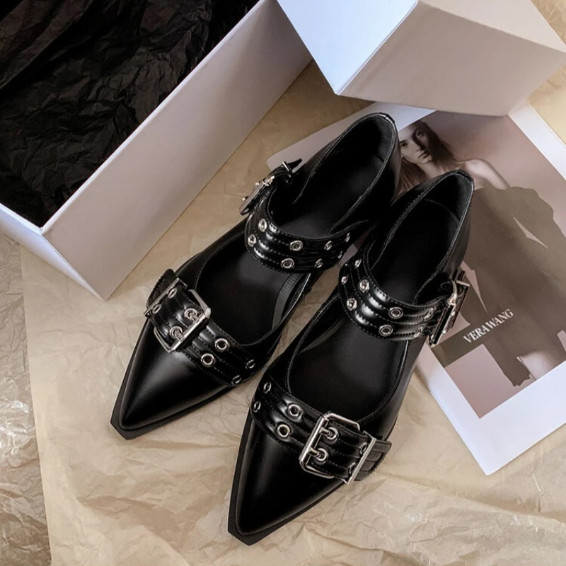 여성 신발 디자이너 럭셔리 로우 힐 펌프 버클 패션 숙 - Women Shoes Sandals 리뷰 및 가격