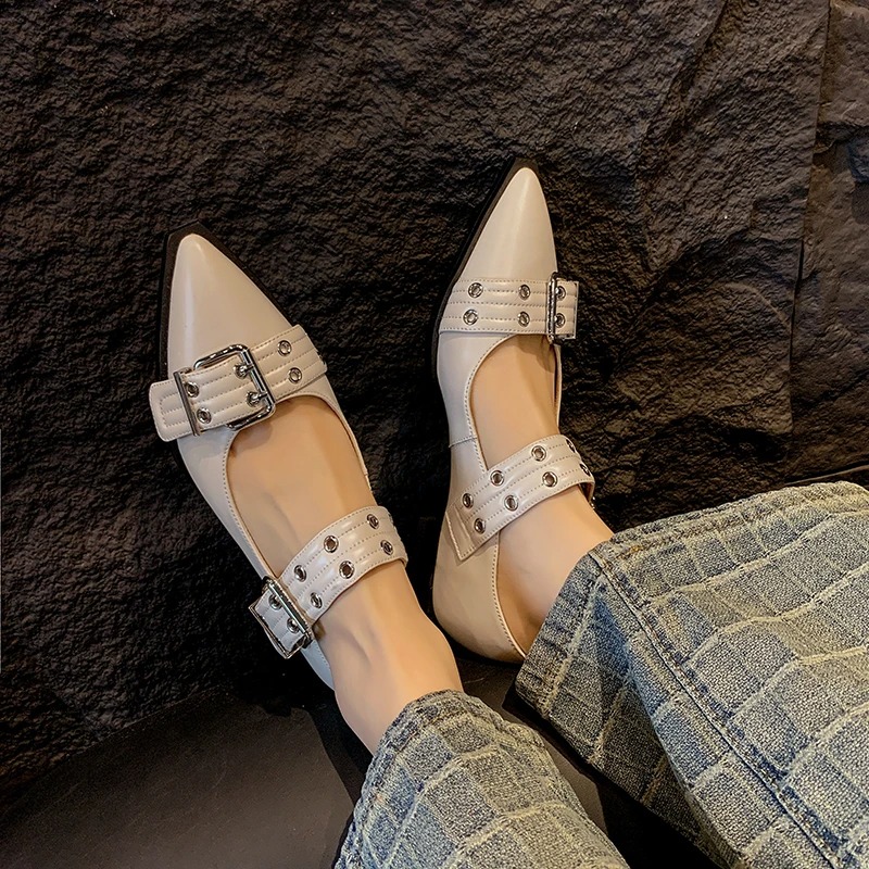 여성 신발 디자이너 럭셔리 로우 힐 펌프 버클 패션 숙 - Women Shoes Sandals 리뷰 및 가격