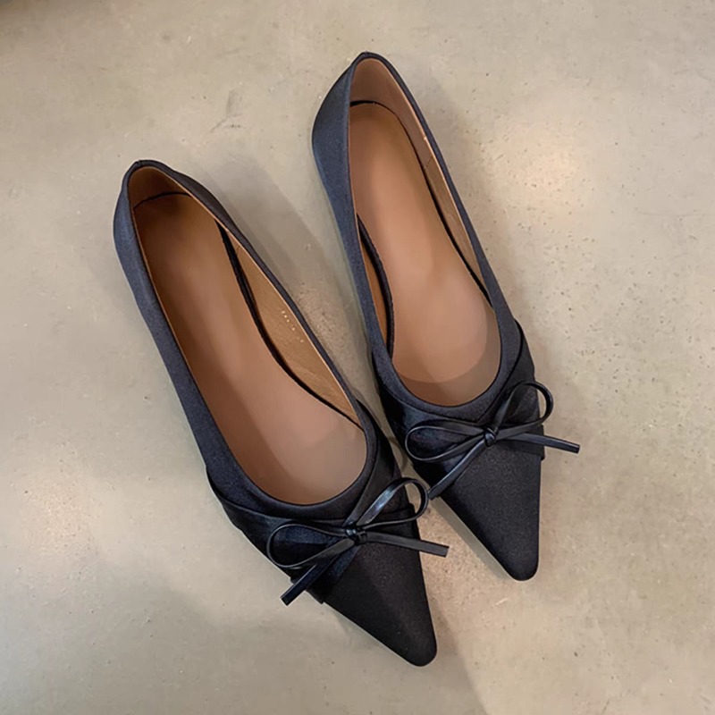 여름 신상 시폰 패션 스윗 보우 캐주얼 플랫 샌들 여성 - Women Shoes Sandals 리뷰 및 가격
