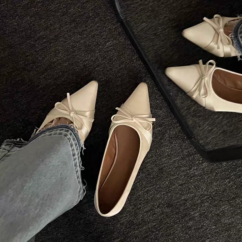 여름 신상 시폰 패션 스윗 보우 캐주얼 플랫 샌들 여성 - Women Shoes Sandals 리뷰 및 가격